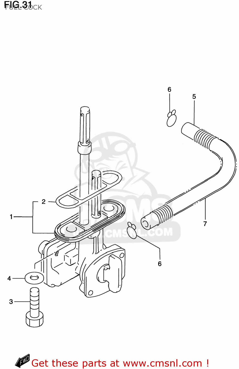 FUEL COCK DR200SE 1997 (V) USA (E03)
