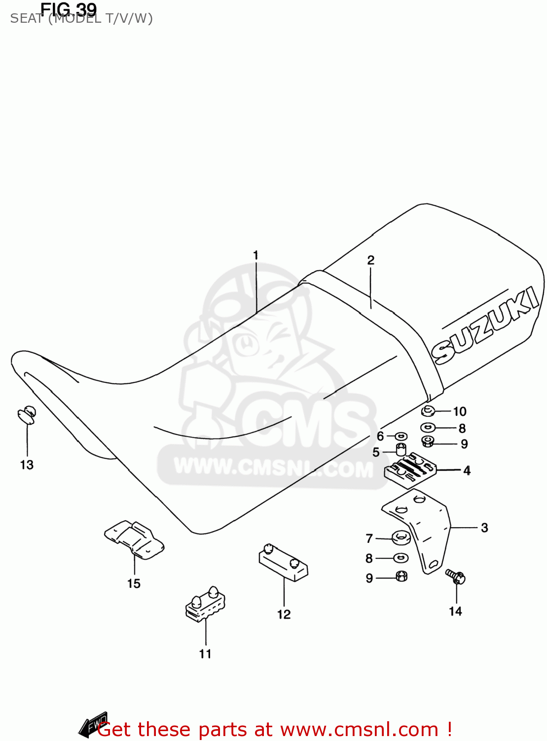 SEAT (MODEL T/V/W) DR200SE 1997 (V) USA (E03)