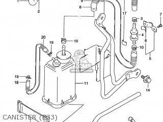CANISTER (E33) - DR200SE 1997 (V) USA (E03)