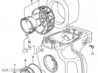 AIR CLEANER - DR200SE 1998 (W) USA (E03)