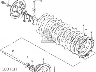 CLUTCH - DR200SE 1998 (W) USA (E03)