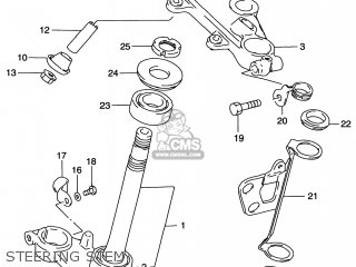 STEERING STEM - DR200SE 1998 (W) USA (E03)