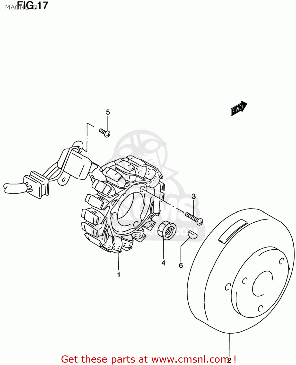 MAGNETO DR200SE 1999 (X) USA (E03)