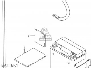 BATTERY - DR200SE 1999 (X) USA (E03)