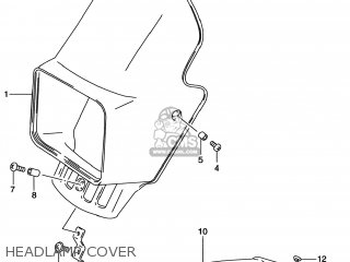 HEADLAMP COVER - DR200SE 1999 (X) USA (E03)