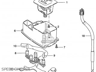 SPEEDOMETER - DR200SE 2000 (Y) USA (E03)