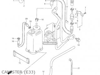 CANISTER (E33) - DR200SE 2001 (K1) USA (E03)