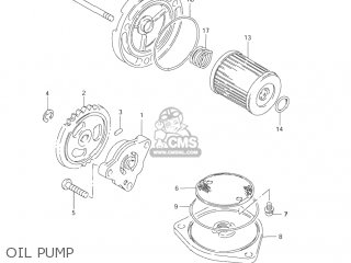 OIL PUMP - DR200SE 2001 (K1) USA (E03)
