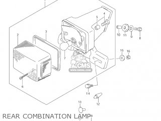 REAR COMBINATION LAMP - DR200SE 2001 (K1) USA (E03)