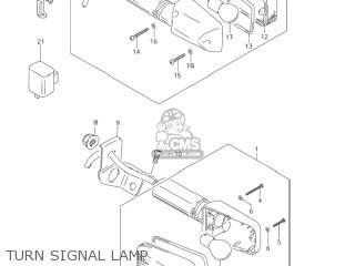 TURN SIGNAL LAMP - DR200SE 2002 (K2) USA (E03)