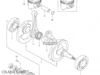 CRANKSHAFT - DR200SE 2003 (K3) USA (E03)
