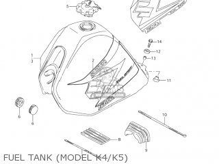 FUEL TANK (MODEL K4/K5) - DR200SE 2003 (K3) USA (E03)