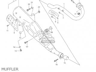 MUFFLER - DR200SE 2003 (K3) USA (E03)