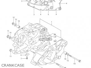 CRANKCASE - DR200SE 2004 (K4) USA (E03)