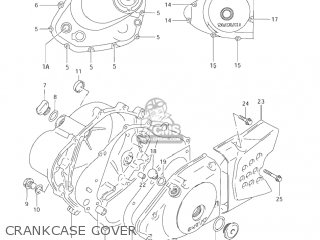 CRANKCASE COVER - DR200SE 2004 (K4) USA (E03)