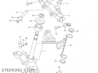 STEERING STEM - DR200SE 2004 (K4) USA (E03)