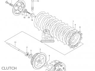 CLUTCH - DR200SE 2005 (K5) USA (E03)