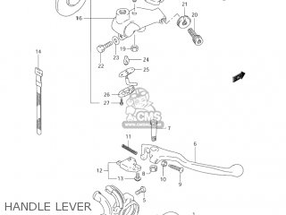 HANDLE LEVER - DR200SE 2005 (K5) USA (E03)