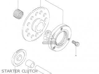 STARTER CLUTCH - DR200SE 2005 (K5) USA (E03)