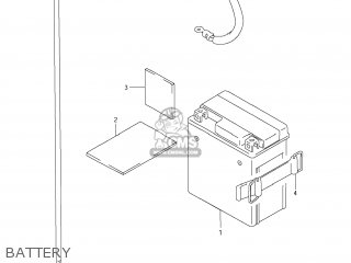 BATTERY - DR200SE 2006 (K6) USA (E03)