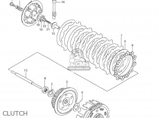 CLUTCH - DR200SE 2006 (K6) USA (E03)