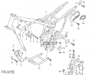 FRAME - DR200SE 2006 (K6) USA (E03)
