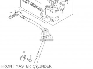 FRONT MASTER CYLINDER - DR200SE 2006 (K6) USA (E03)