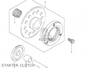 STARTER CLUTCH - DR200SE 2006 (K6) USA (E03)