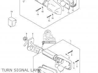 TURN SIGNAL LAMP - DR200SE 2006 (K6) USA (E03)
