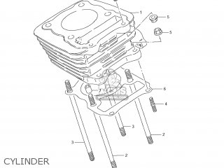 CYLINDER - DR200SE 2007 (K7) USA (E03)