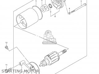 STARTING MOTOR - DR200SE 2007 (K7) USA (E03)