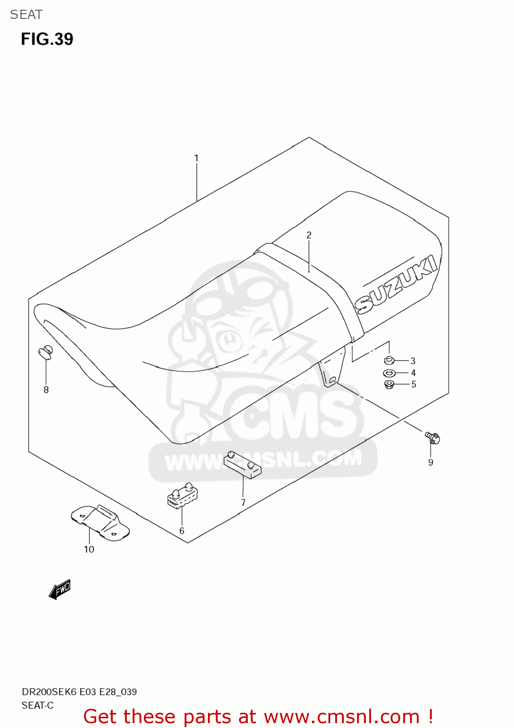 SEAT DR200SE 2008 (K8) USA (E03)