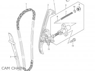 CAM CHAIN - DR200SE 2008 (K8) USA (E03)