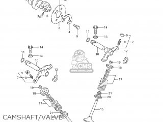 CAMSHAFT/VALVE - DR200SE 2008 (K8) USA (E03)
