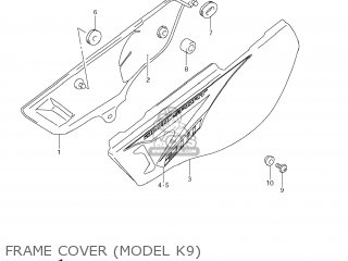 FRAME COVER (MODEL K9) - DR200SE 2008 (K8) USA (E03)