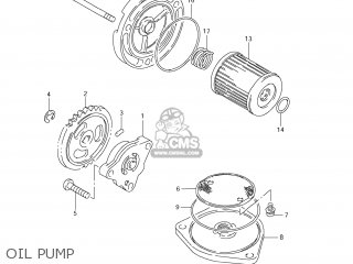 OIL PUMP - DR200SE 2008 (K8) USA (E03)
