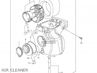 AIR CLEANER - DR200SE 2009 (K9) USA (E03)