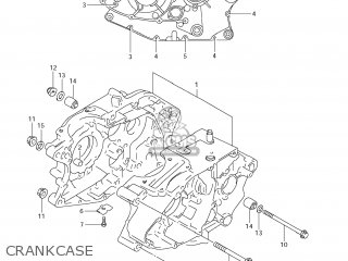 CRANKCASE - DR200SE 2009 (K9) USA (E03)