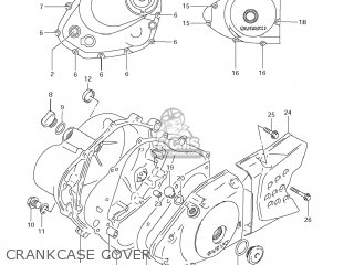 CRANKCASE COVER - DR200SE 2009 (K9) USA (E03)