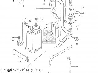 EVAP SYSTEM (E33) - DR200SE 2009 (K9) USA (E03)