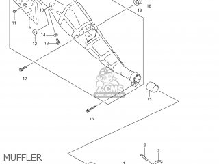 MUFFLER - DR200SE 2009 (K9) USA (E03)