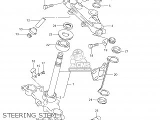 STEERING STEM - DR200SE 2009 (K9) USA (E03)