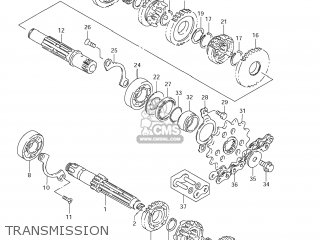 TRANSMISSION - DR200SE 2009 (K9) USA (E03)
