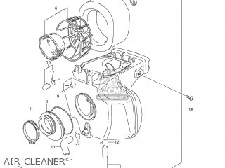 AIR CLEANER - DR200SE 2013 (L3) USA (E03)