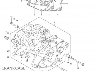 CRANKCASE - DR200SE 2013 (L3) USA (E03)