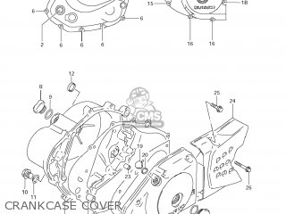 CRANKCASE COVER - DR200SE 2013 (L3) USA (E03)