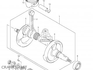 CRANKSHAFT - DR200SE 2013 (L3) USA (E03)