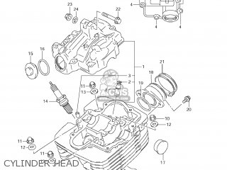 CYLINDER HEAD - DR200SE 2013 (L3) USA (E03)
