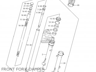 FRONT FORK DAMPER - DR200SE 2013 (L3) USA (E03)