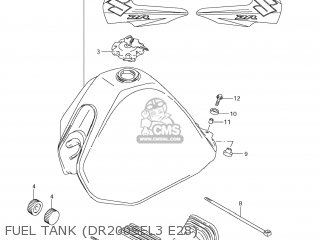FUEL TANK (DR200SEL3 E28) - DR200SE 2013 (L3) USA (E03)